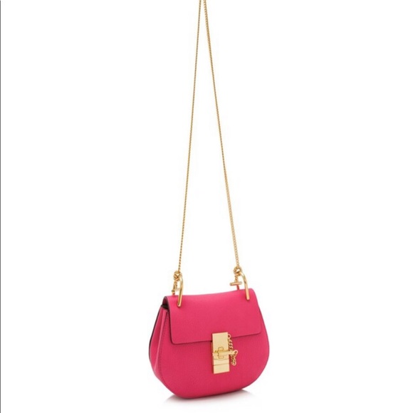 Brand new Cute pink chloe drew crossbody 20 cm!🥰 - Picture 8 of 11